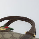 GUCCI GG Supreme Web Sherry Line Boston Bag PVC Beige Gold 40 02 006 Auth BA8851-8