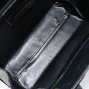 Salvatore Ferragamo Vala Hand Bag Leather Navy Gold Auth BA8854-16