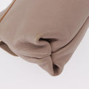 Chloe Lily Hand Bag Leather 2way Pink Gold Silver Auth BA8857-14