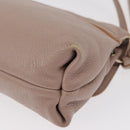 Chloe Lily Hand Bag Leather 2way Pink Gold Silver Auth BA8857-15