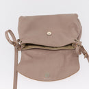 Chloe Lily Hand Bag Leather 2way Pink Gold Silver Auth BA8857-17