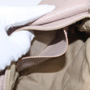 Chloe Lily Hand Bag Leather 2way Pink Gold Silver Auth BA8857-22