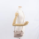 Chloe Lily Hand Bag Leather 2way Pink Gold Silver Auth BA8857-24