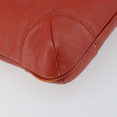 Chloe Shoulder Bag Leather Orange Auth BA8858-11