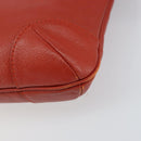 Chloe Shoulder Bag Leather Orange Auth BA8858-12