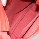 Chloe Shoulder Bag Leather Orange Auth BA8858-17