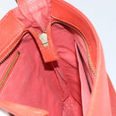 Chloe Shoulder Bag Leather Orange Auth BA8858-18