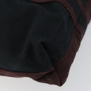 HERMES Fourre Tout Cabass Tote Bag Canvas Bordeaux Auth BA8860-11