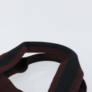 HERMES Fourre Tout Cabass Tote Bag Canvas Bordeaux Auth BA8860-8