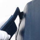 CHANEL iPad Case Caviar Skin Navy CC Auth BA8862-10