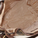 Burberrys Nova Check Hand Bag PVC 2way Beige Gold Auth BA8865-22