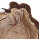 Burberrys Nova Check Hand Bag PVC 2way Beige Gold Auth BA8865-24