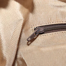 Burberrys Nova Check Hand Bag PVC 2way Beige Gold Auth BA8865-25