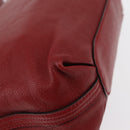 Chloe Elsie Hand Bag Leather 2way Red Gold Auth BA8867-16