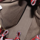 Chloe Elsie Hand Bag Leather 2way Red Gold Auth BA8867-11