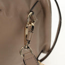 Chloe Fay Backpack Suede Leather 2way Beige Gold Auth BA8868-10