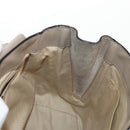 Chloe Fay Backpack Suede Leather 2way Beige Gold Auth BA8868-27