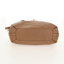 Chloe Elsie Hand Bag Leather 2way Beige Gold Auth BA8869-5