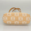 LOEWE Anagram Tote Bag Canvas Beige Auth BA887-5