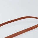 MCM Logogram Vicetos Shoulder Bag PVC Leather Brown Gold Auth BA8870-14