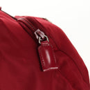 PRADA Backpack Nylon Red Silver Auth BA8871-19