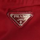 PRADA Backpack Nylon Red Silver Auth BA8871-21