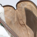 GUCCI GG Supreme Web Sherry Line Bag PVC Beige Gold 904 02 047 Auth BA8872-20