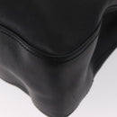 Salvatore Ferragamo Gancini Tote Bag Leather Black Auth BA8875-13