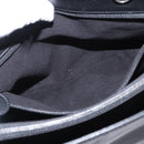 Salvatore Ferragamo Gancini Tote Bag Leather Black Auth BA8875-22