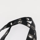 Salvatore Ferragamo Gancini Tote Bag Leather Black Auth BA8875-8