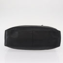 Salvatore Ferragamo Gancini Tote Bag Leather Black Auth BA8875-9