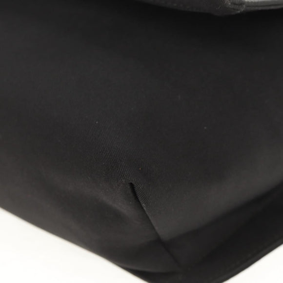 Salvatore Ferragamo Shoulder Bag Nylon Black Auth BA8876