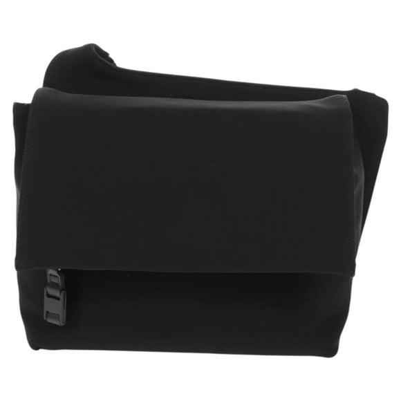Salvatore Ferragamo Shoulder Bag Nylon Black Auth BA8876
