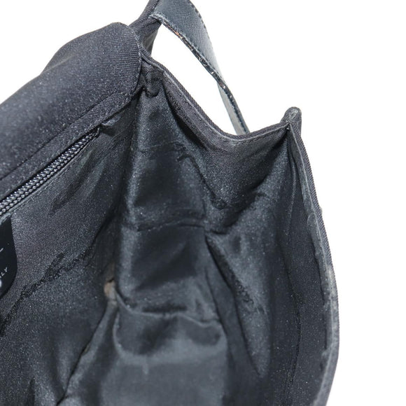 Salvatore Ferragamo Shoulder Bag Nylon Black Auth BA8876