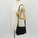 Salvatore Ferragamo Shoulder Bag Nylon Black Auth BA8876-26