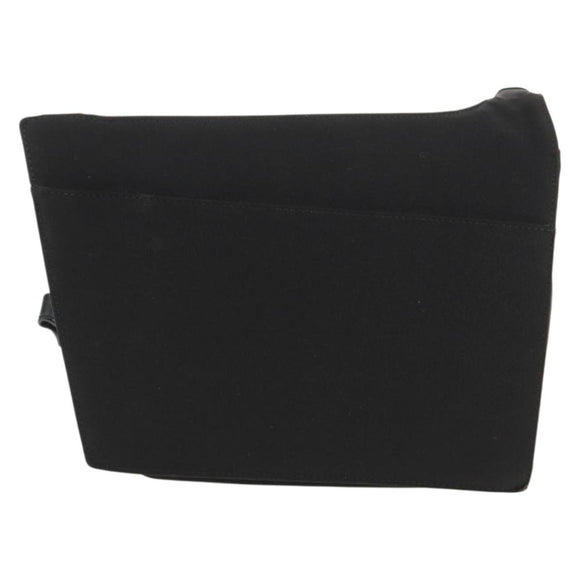 Salvatore Ferragamo Shoulder Bag Nylon Black Auth BA8876