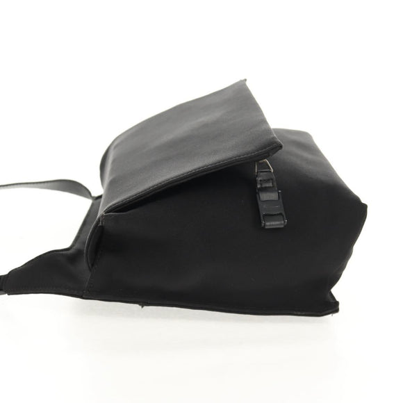Salvatore Ferragamo Shoulder Bag Nylon Black Auth BA8876