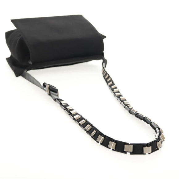 Salvatore Ferragamo Shoulder Bag Nylon Black Auth BA8876