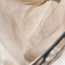 CHANEL Sports Shoulder Bag Nylon White Black CC Auth BA888-24