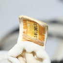 CHANEL Sports Shoulder Bag Nylon White Black CC Auth BA888-27