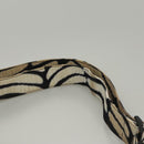 CHANEL Sports Shoulder Bag Nylon White Black CC Auth BA888-8