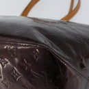 LOUIS VUITTON Monogram Vernis Bellevue GM Tragetasche Amarante M93589 Auth BA8883-9