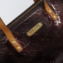 LOUIS VUITTON Monogram Vernis Bellevue GM Tragetasche Amarante M93589 Auth BA8883-17