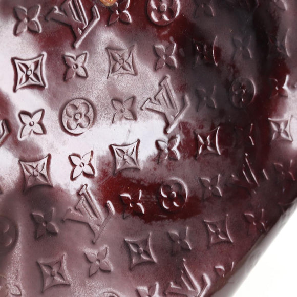 LOUIS VUITTON Monogram Vernis Bellevue GM Tragetasche Amarante M93589 Auth BA8883