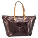 LOUIS VUITTON Monogram Vernis Bellevue GM Tragetasche Amarante M93589 Auth BA8883-2