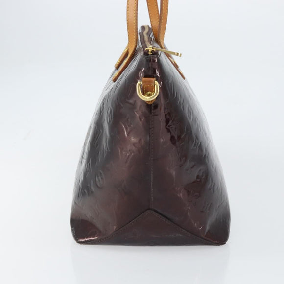 LOUIS VUITTON Monogram Vernis Bellevue GM Tragetasche Amarante M93589 Auth BA8883