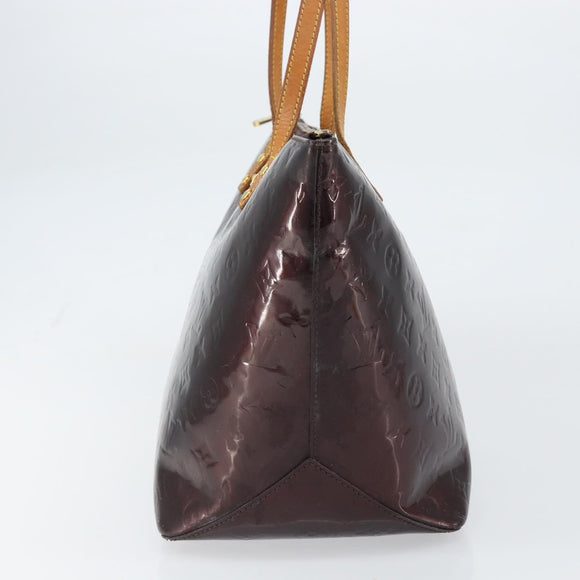 LOUIS VUITTON Monogram Vernis Bellevue GM Tragetasche Amarante M93589 Auth BA8883