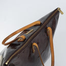 LOUIS VUITTON Monogram Vernis Bellevue GM Tragetasche Amarante M93589 Auth BA8883-6