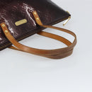 LOUIS VUITTON Monogram Vernis Bellevue GM Tragetasche Amarante M93589 Auth BA8883-7