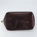 LOUIS VUITTON Monogram Vernis Bellevue GM Tragetasche Amarante M93589 Auth BA8883-5